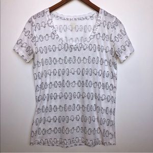 Mini penguin graphic loose tee